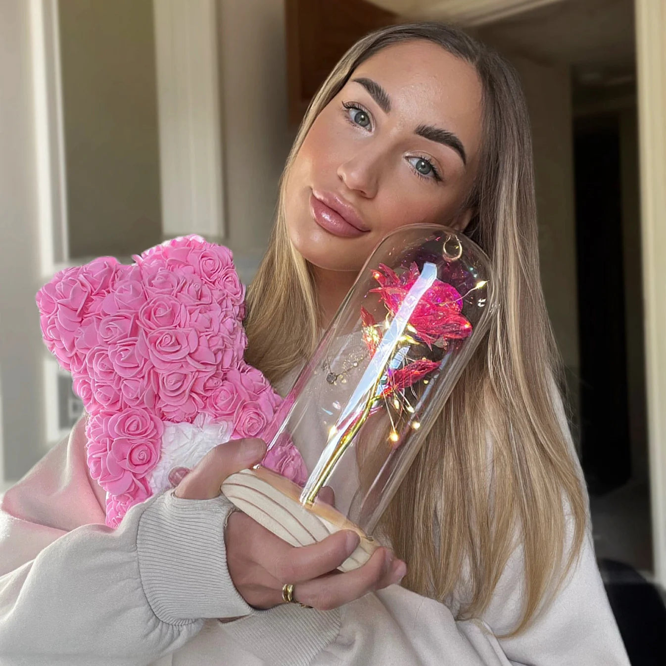 Gifted Rose Bear