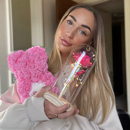 Gifted Rose Bear
